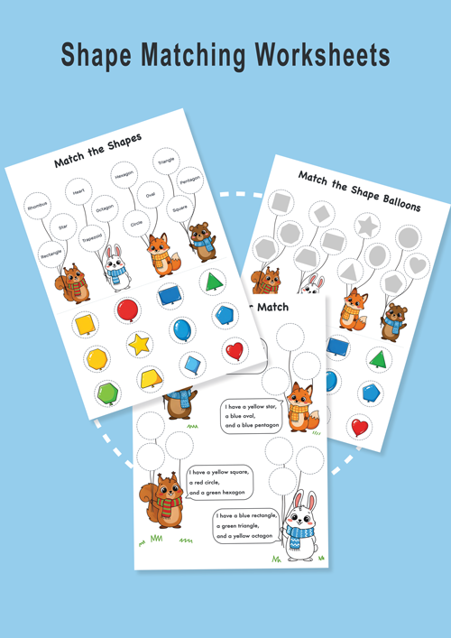 Shape Matching Worksheets