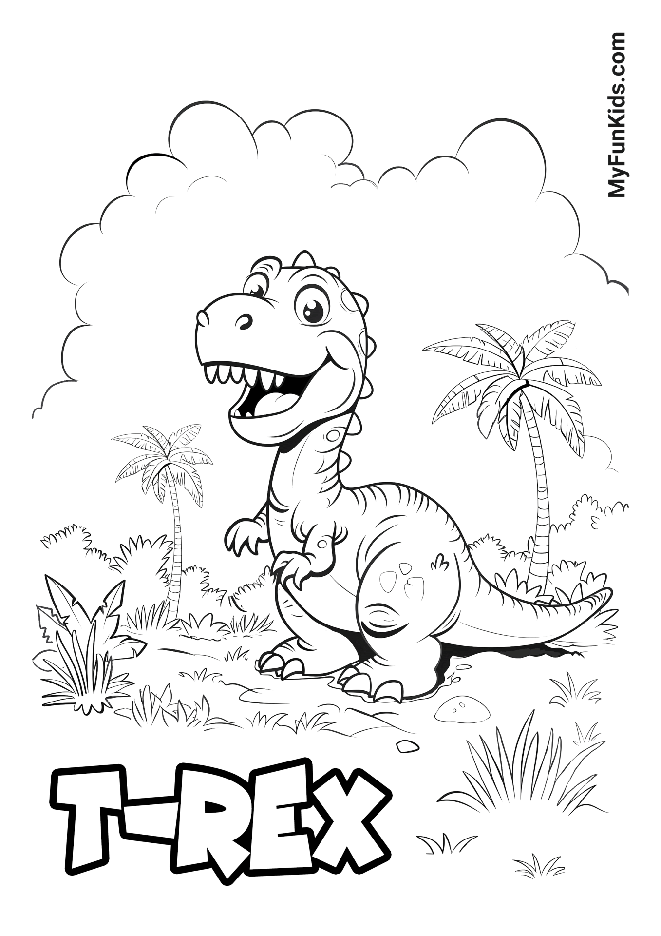 MyFunKids.com coloring Dinos